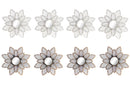 Set de 4 espejos flor / nadiesinregalo.com