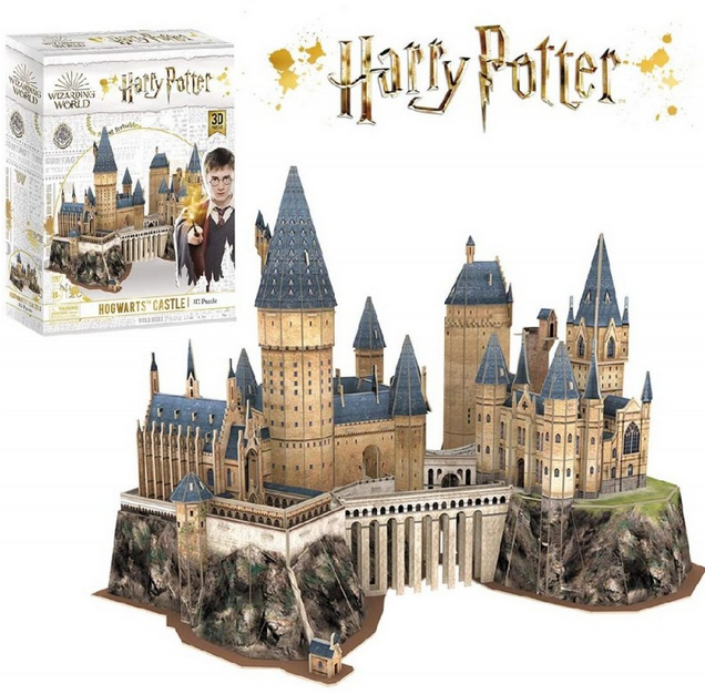 Puzzle 3D Castillo Hogwarts 197 piezas Regalos Harry Potter