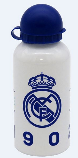 Botella blanca del Real Madrid Regalos Fútbol