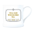 Taza vintage Peaky Blinders "I am a man who drinks tea" / Nadie sin regalo