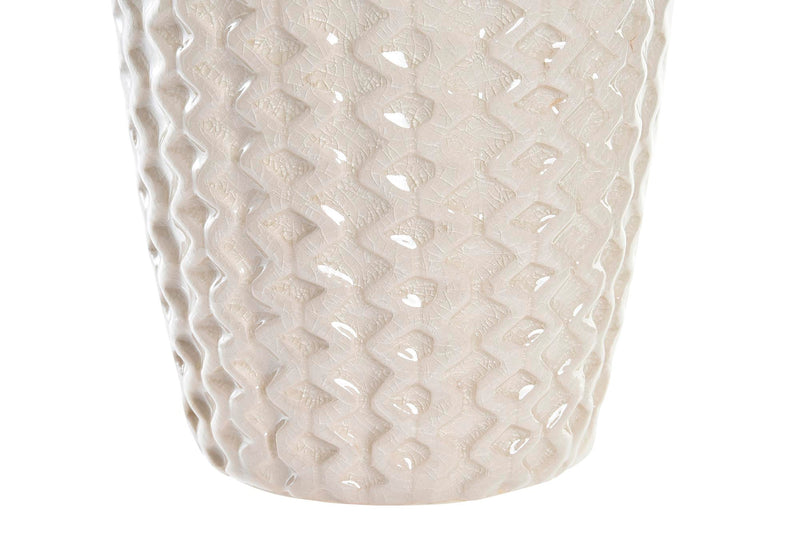 Jarrón de porcelana detalle relieve / nadiesinregalo.com