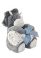 Peluche y manta de animales azul / Nadie sin regalo.com