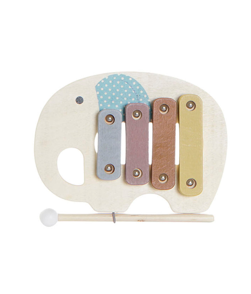 Xilofono de madera y metal con formas elefante / Nadie sin regalo.com