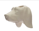 Maceta de pared con forma de perro de lado / Nadie sin regalo