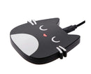 Cargador Portátil Inalámbrico para Móvil . Diseño Plano Gato con cable / Nadie sin regalo