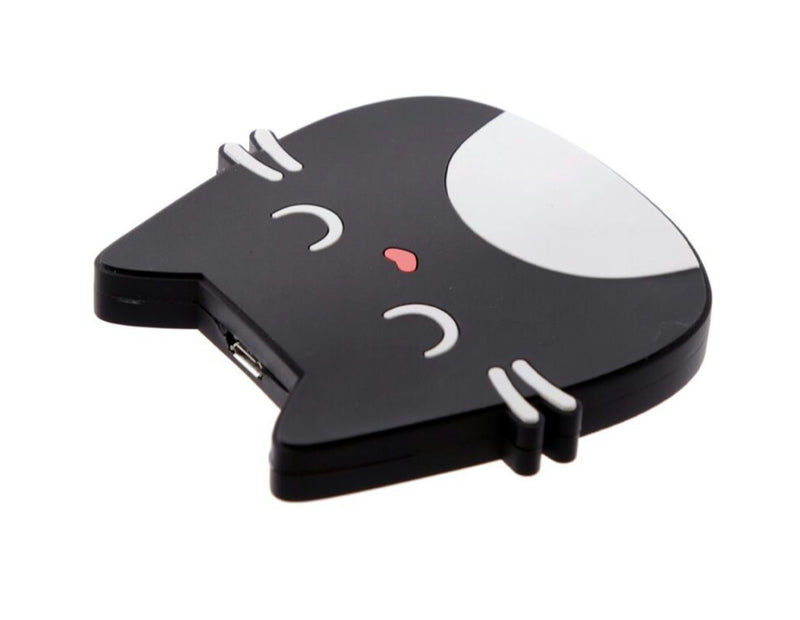 Cargador Portátil Inalámbrico para Móvil . Diseño Plano Gato / Nadie sin regalo