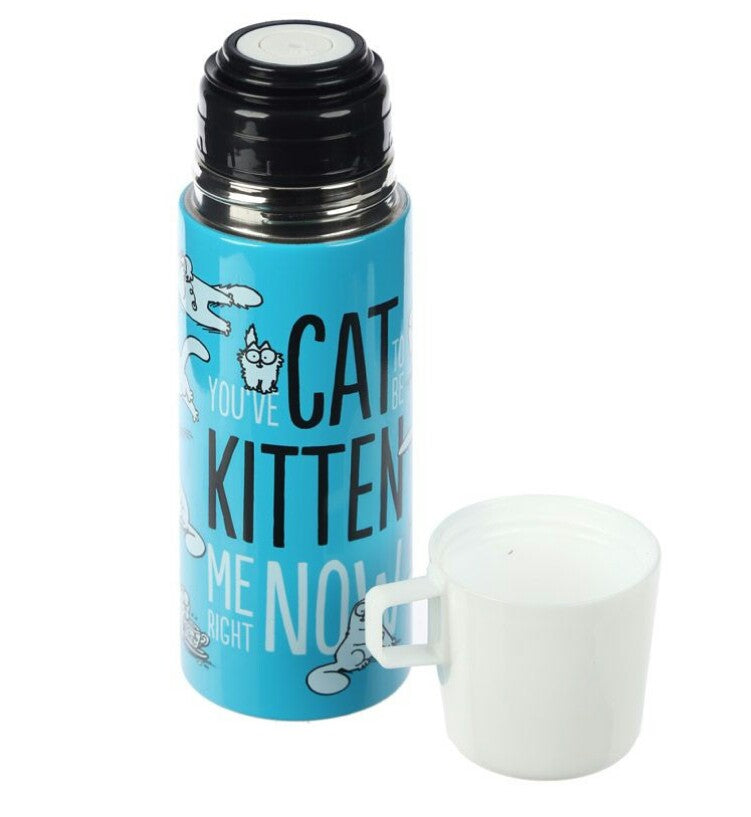 Termo de Gato Simon's termo y taza / Nadie sin regalo