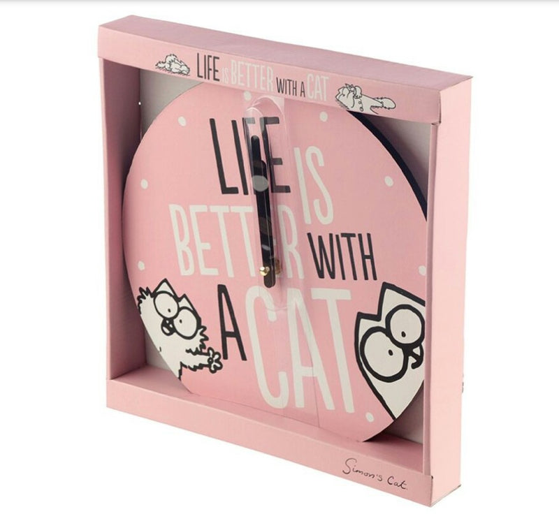 Reloj de Pared Gato Simon's en envase / Nadie sin regalo