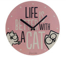 Reloj de Pared Gato Simon's de frente / Nadie sin regalo