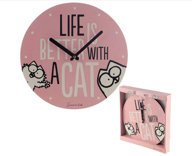 Reloj de Pared Gato Simon's / Nadie sin regalo