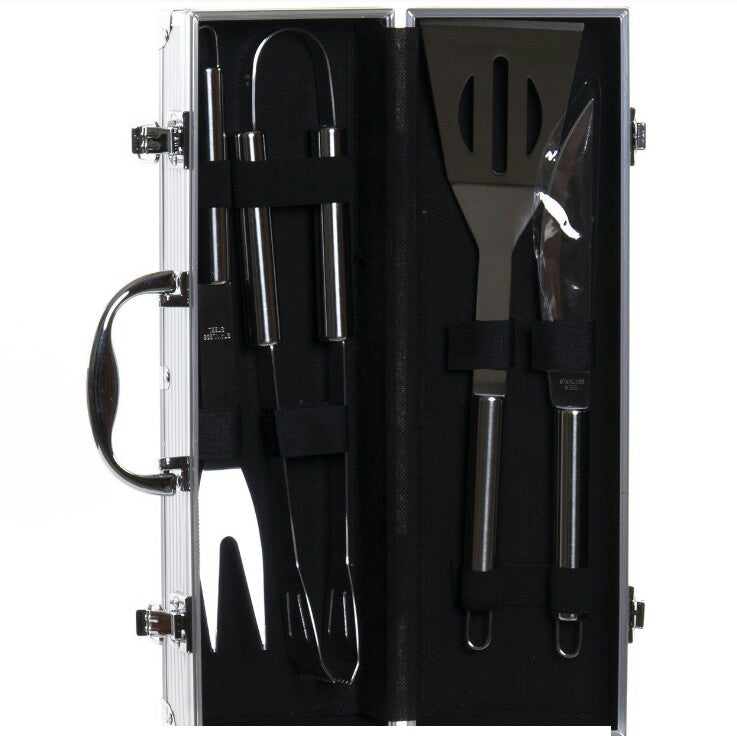Set Barbacoa de  inox y aluminio interior / Nadie sin regalo