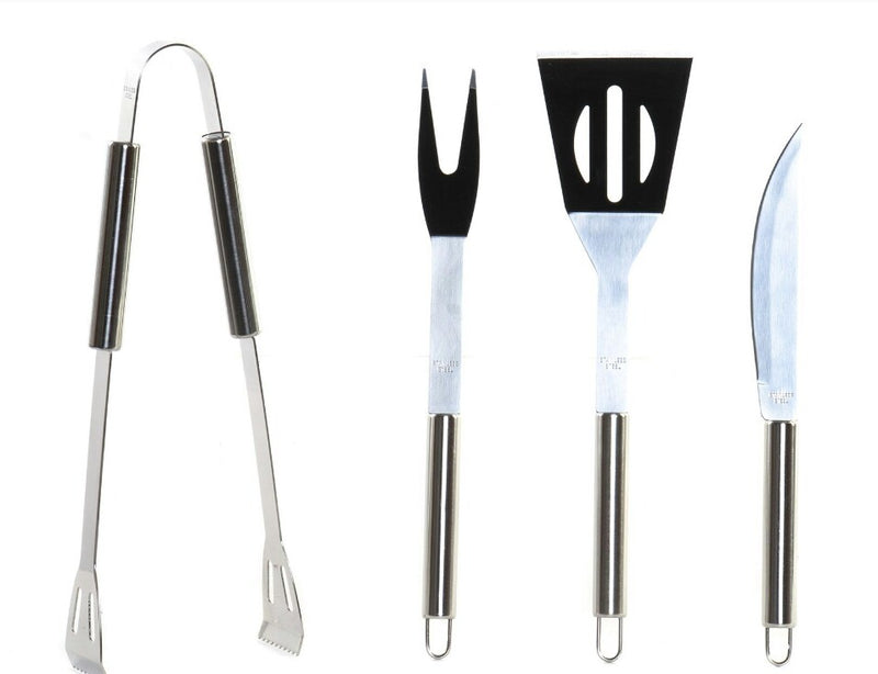 Set Barbacoa de  inox y aluminio herramientas / Nadie sin regalo