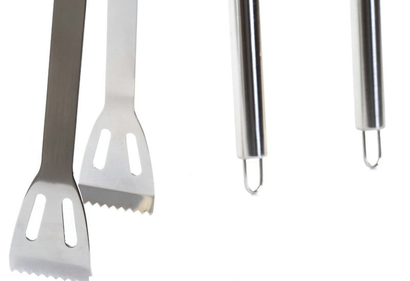 Set Barbacoa de  inox y aluminio detalle herramientas / Nadie sin regalo