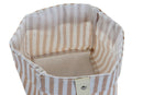 Cesta de almacenaje con rayas interior / Nadie sin regalo