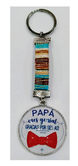 Llavero "Papa eres genial" / Nadie sin regalo