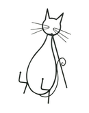 Apoya libros con forma de gato / Nadie sin regalo