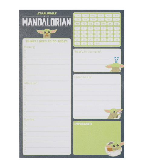 Bloc notas escritorio The Mandalorian / Nadie sin regalo
