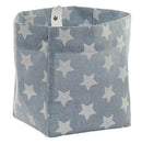 Cesta de almacenaje con estrellas azul / Nadie sin regalo