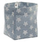 Cesta de almacenaje con estrellas azul / Nadie sin regalo