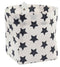 Cesta de almacenaje con estrellas blanco / Nadie sin regalo
