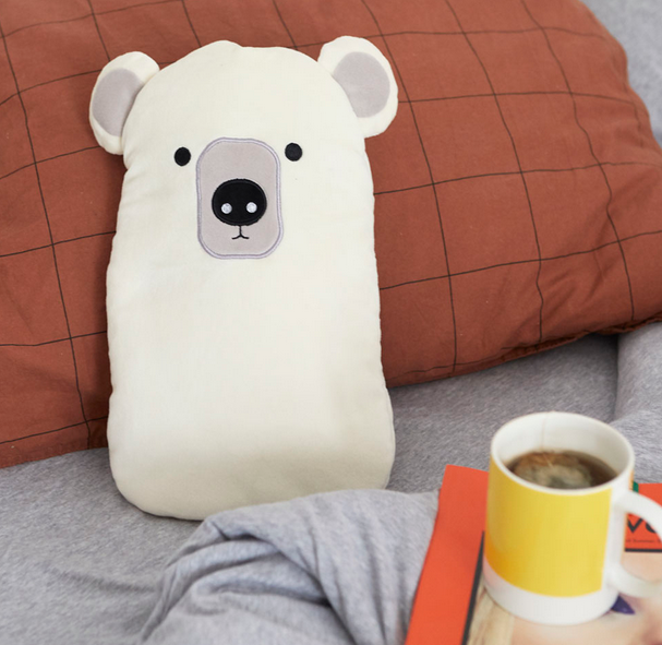 Bolsa de agua caliente oso polar blanco / Nadie sin regalo