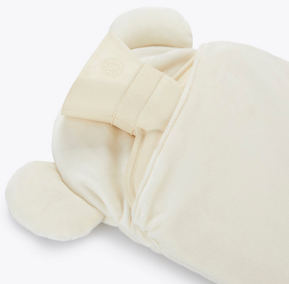Bolsa de agua caliente oso polar blanco detalle cierre / Nadie sin regalo