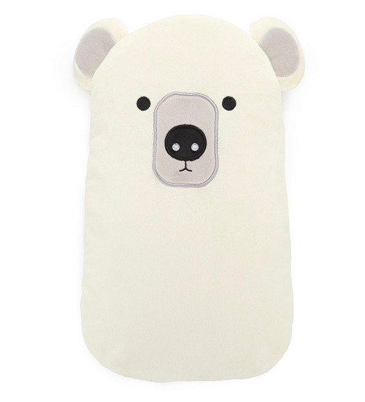 Bolsa de agua caliente oso polar blanco de frente / Nadie sin regalo
