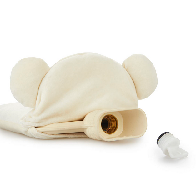 Bolsa de agua caliente oso polar blanco detalle  / Nadie sin regalo
