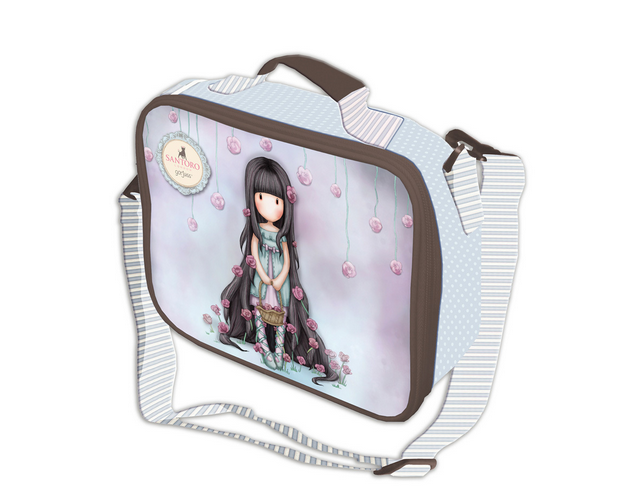 Bolsa isotérmica rectangular Gorjuss "Rosebud" / Nadie sin regalo