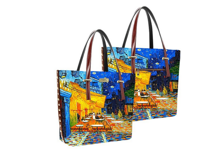 Bolso de hombro Terraza del café Vincent Van Gogh / Nadie sin regalo