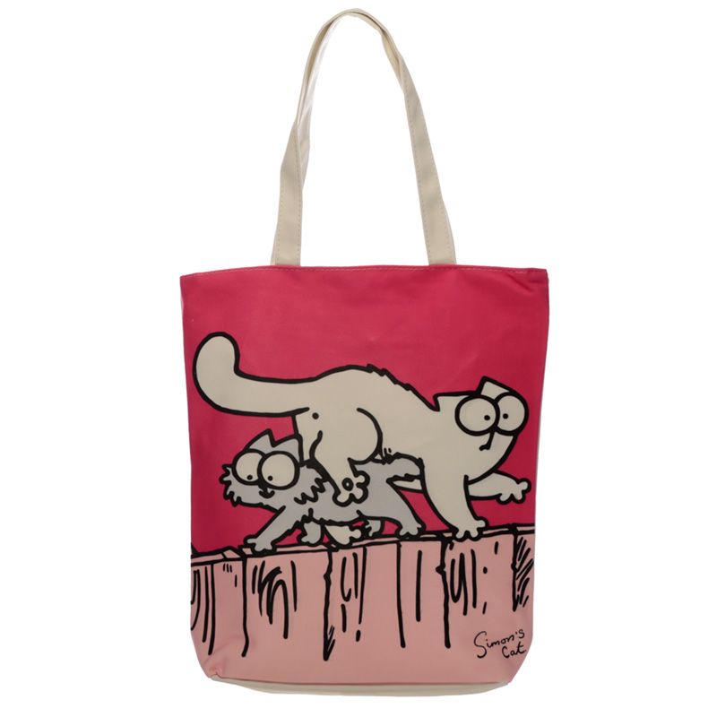 Bolso en rosa de Gato Simon's  con cremallera / Nadie sin regalo