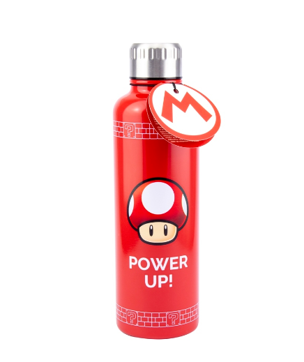 Botella metálica Super Mario Power up / Nadie sin regalo