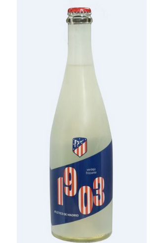 Botella de vino blanco frizante Atlético de Madrid 1903 / Nadie sin regalo