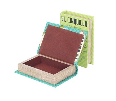 Cajas libro El cinquillo o la brisca detalle interior / Nadie sin regalo
