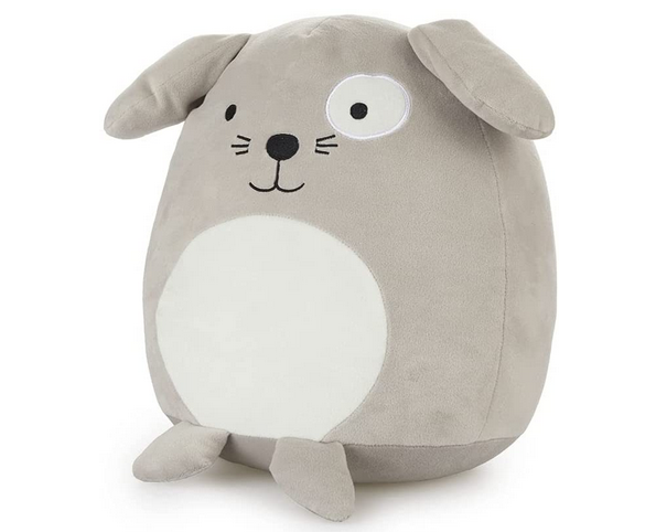 Cojín Woof! en color Gris con forma de perro 2 / Nadie sin regalo