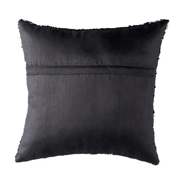 Cojín negro / rosa magic por detrás / Nadie sin regalo