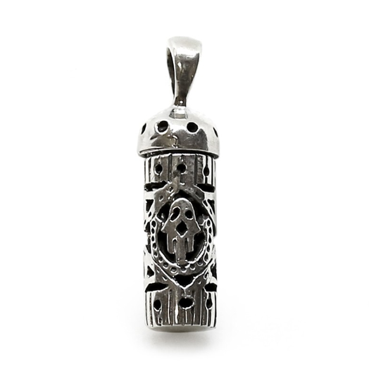 Colgante de plata - Botella deseos / Nadie sin regalo