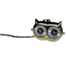 Colgante vintage steampunk - 2 zonas horarias 2 / Nadie sin regalo