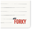 Cuaderno Toy Story Forky de Disney detalle en las hojas / Nadie sin regalo