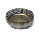 Cuenco metal etnico con asa bronce / Nadie sin regalo