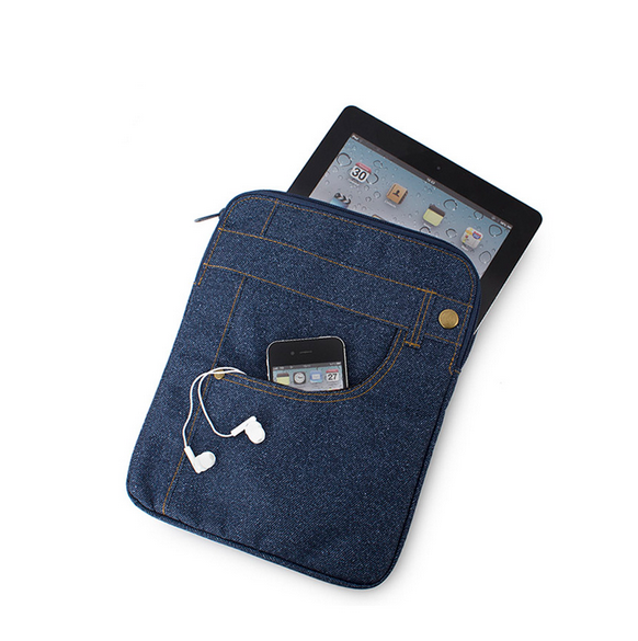 Funda iPad Jeans & Co. azul / Nadie sin regalo