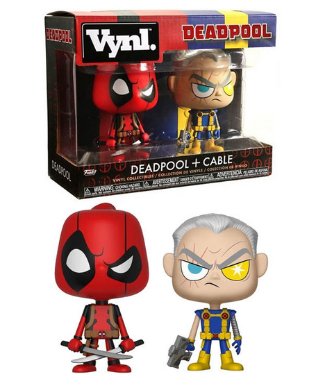 Figuras Vynl Marvel Deadpool & Cable / Nadie sin regalo