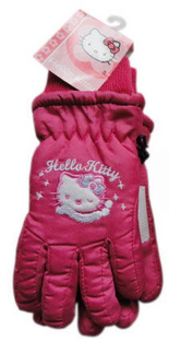 Guantes nieve Hello Kitty fucsia / Nadie sin regalo