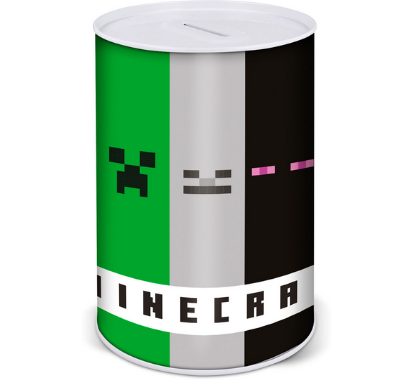 Hucha metálica Minecraft / Nadie sin regalo