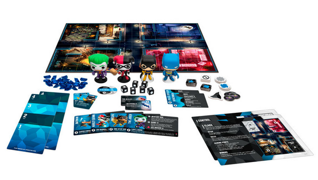 Juego de mesa Funkoeverse detalle DC Comics / Nadie sin regalo