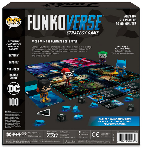 Juego de mesa Funkoverse DC Comics caja / Nadie sin regalo