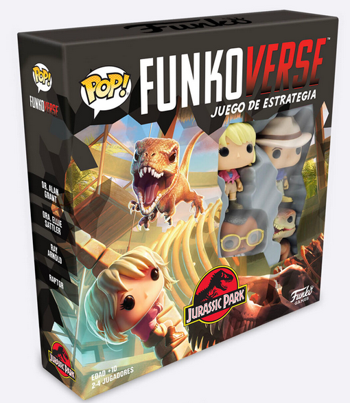 Juego de mesa Funkoverse Jurassic Park caja / Nadie sin regalo