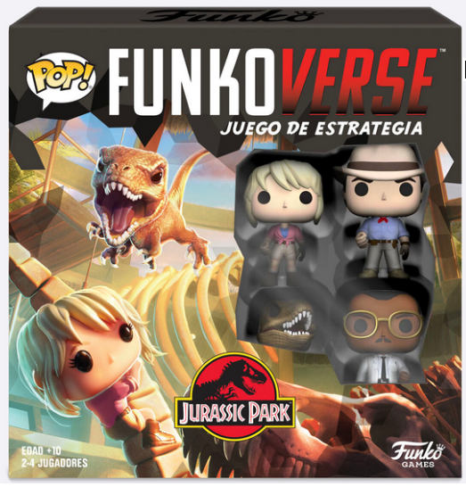 Juego de mesa Funkoverse Jurassic Park / Nadie sin regalo