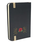 Libreta de  Calavera y Rosas parte de atras / Nadie sin regalo