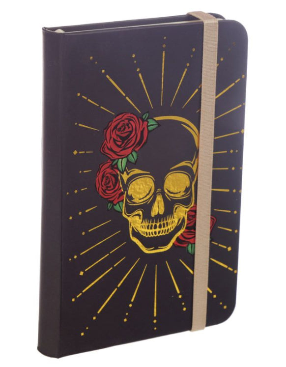 Libreta de  Calavera y Rosas parte de adelante / Nadie sin regalo